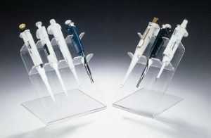 Pipette Stand, 4 place, acrylic, 1 * 1 Item