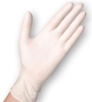 Disposable Latex Gloves, Powder Free, Ambidextrous, AQL 1.5, Size Large (8 - 9), Length 240mm, compliant to European Standards EN 420, 1 * 100 Items