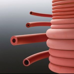 RED RUBBER TUBING 5,0mm X 8.00mm 1M