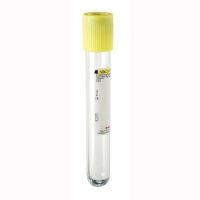 Urine Test Tube, with Preservative, 9ml fill, 100 x 16mm, Sterile, Yellow Cap, Vacutest, inner packs of 100, 1 * 1000 Items