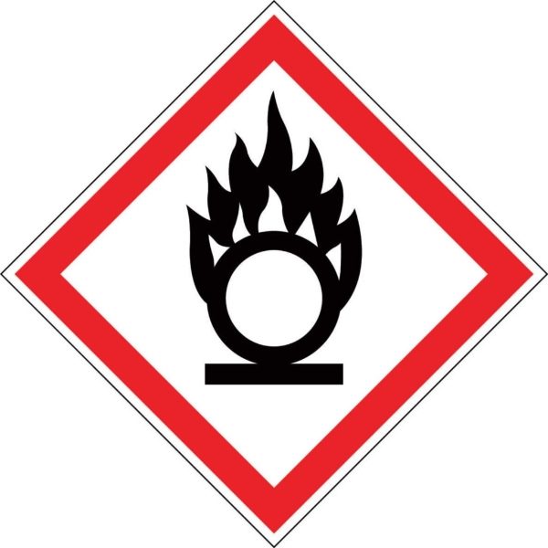 GHS03 Label Oxidising, 1 * 96 Items